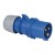 Showtec CEE 16A 240V 3p Plug Male Blue, IP44