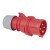Pce CEE 16A 400V 4p Plug Male Red, IP44