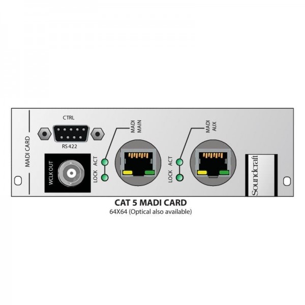 Digital Mixers Soundcraft MADI CARD CAT5