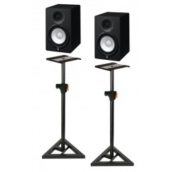 Pair of Yamaha HS7 Studio Monitor bi-amp 95W + Stands